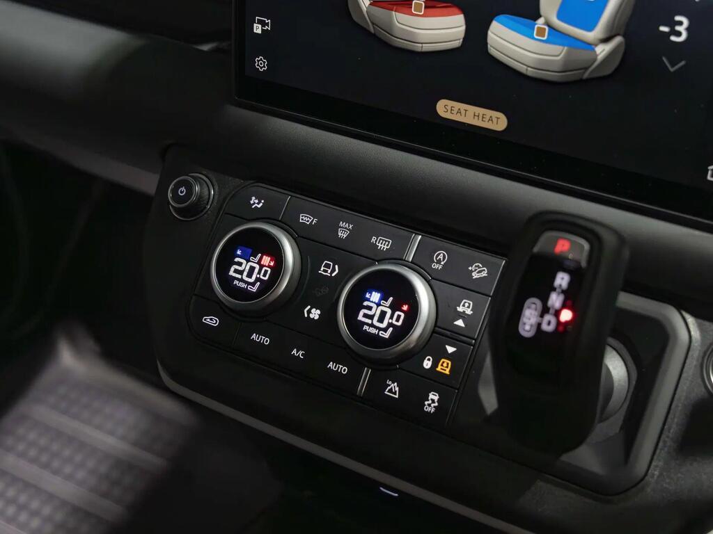 An interior shot of the misc controls on a 2024 Land Rover Defender 110