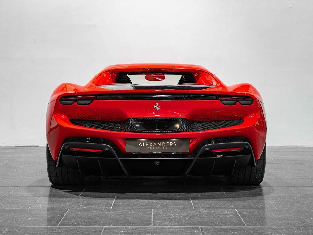 An exterior shot of the front on a 2022 Ferrari 296 GTB