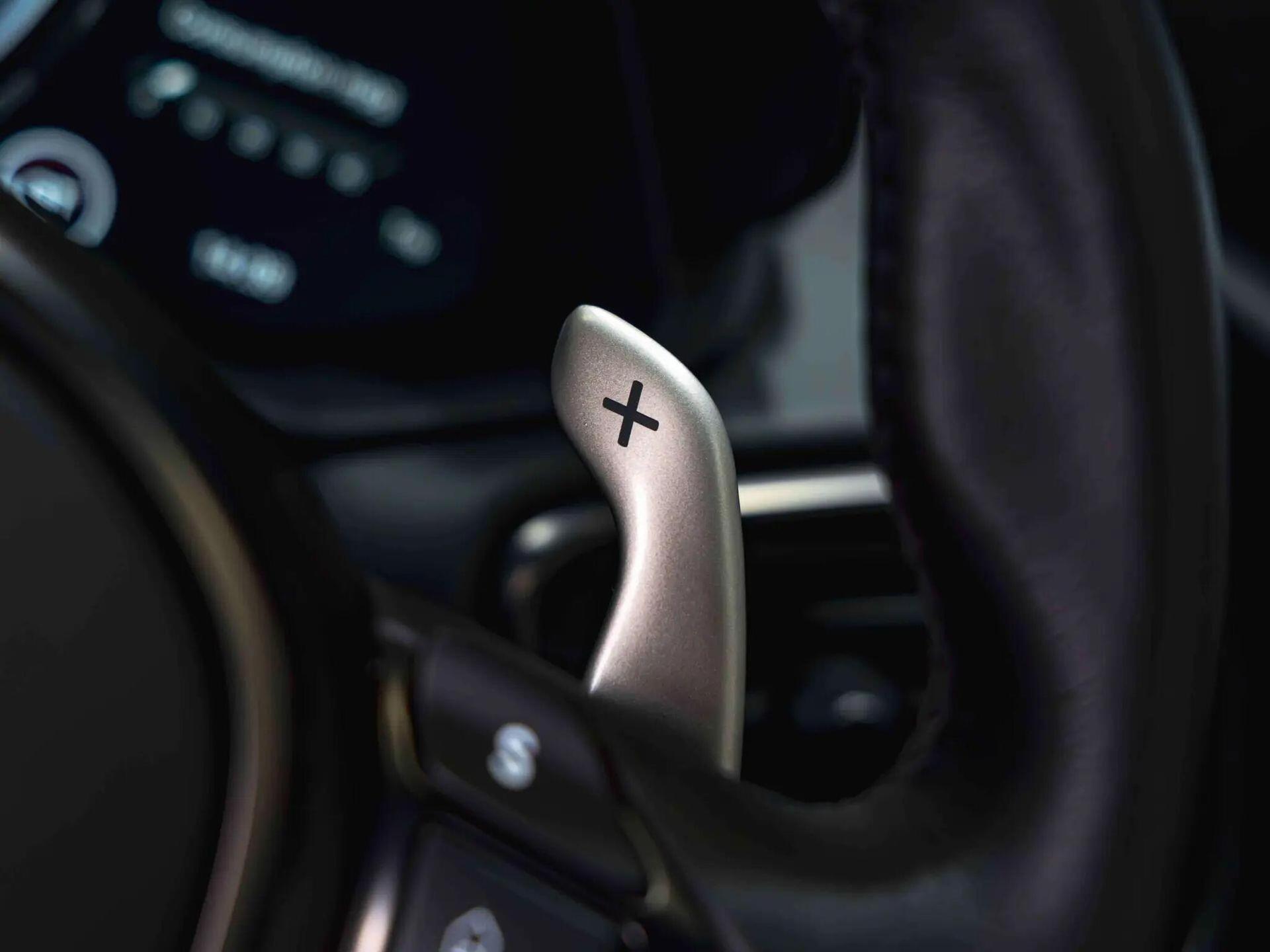 An interior shot of the misc controls on a 2019 Aston Martin DBS