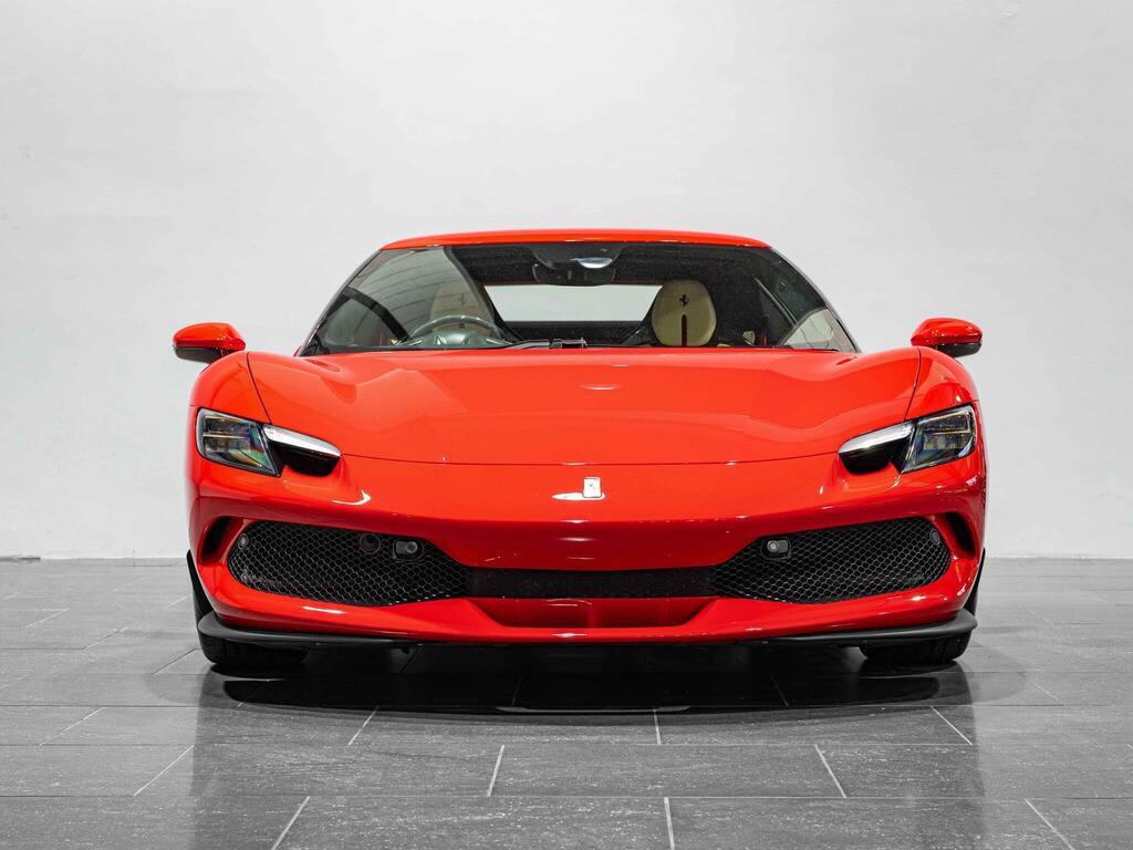 An exterior shot of the front on a 2022 Ferrari 296 GTB