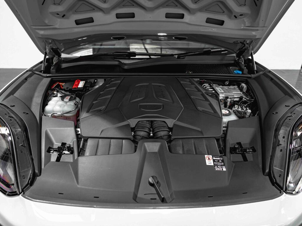 An exterior shot of the engine on a 2024 Porsche Cayenne