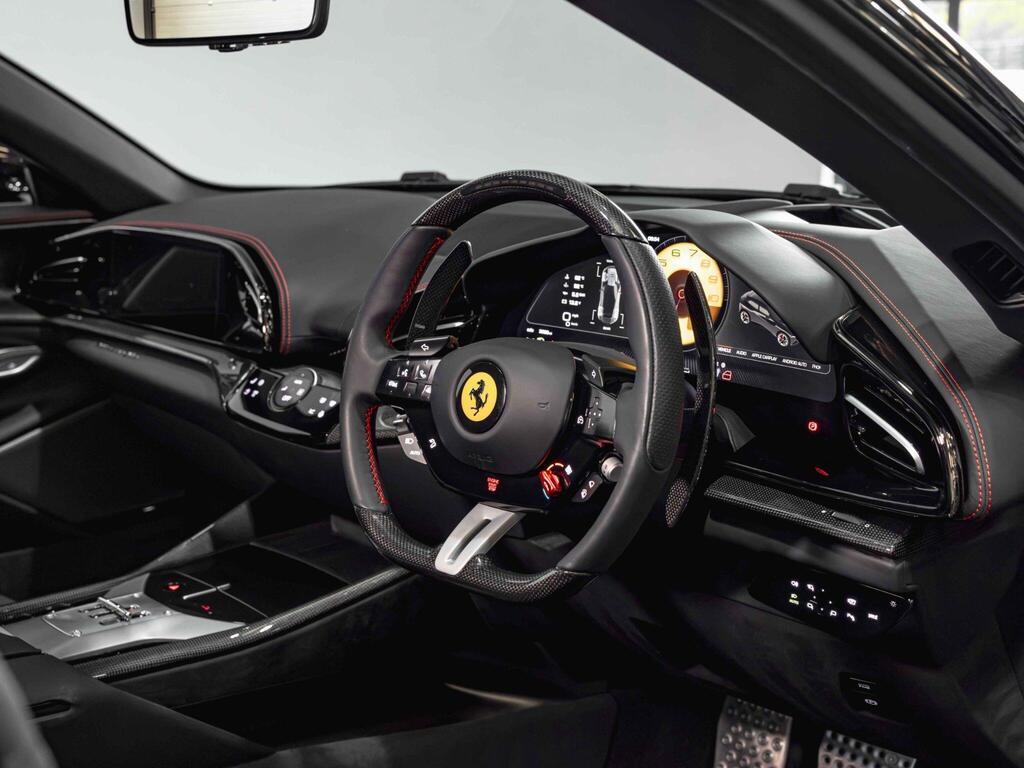 An interior shot of the interior front on a 2024 Ferrari Purosangue
