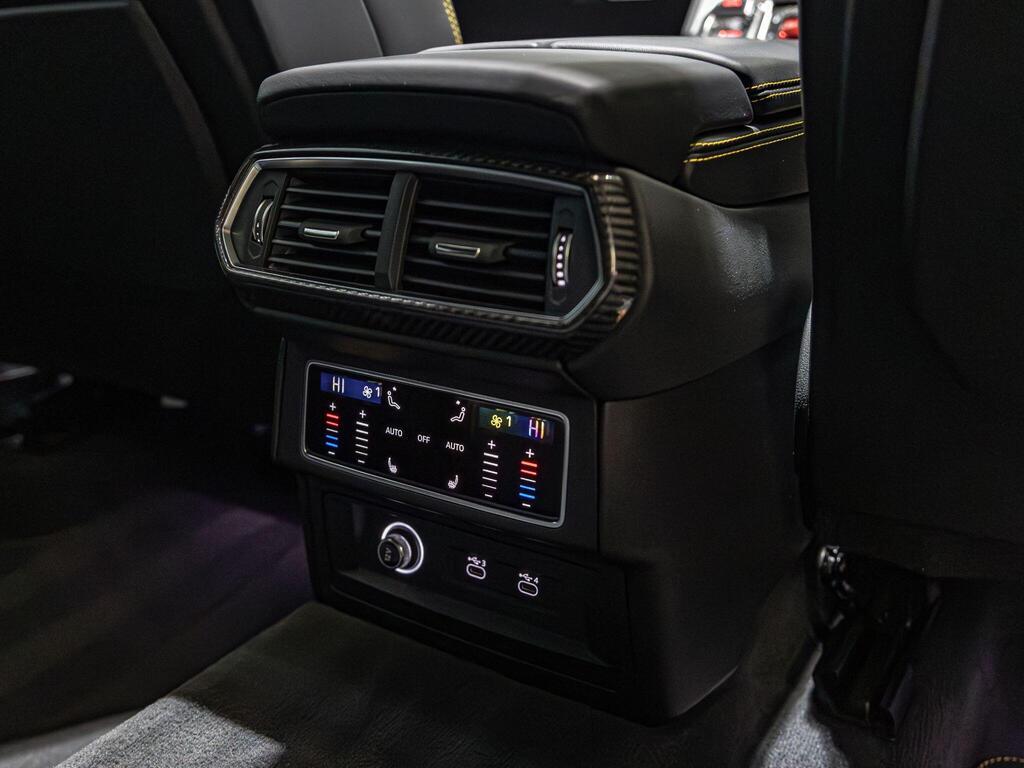 An interior shot of the misc controls on a 2022 Lamborghini Urus