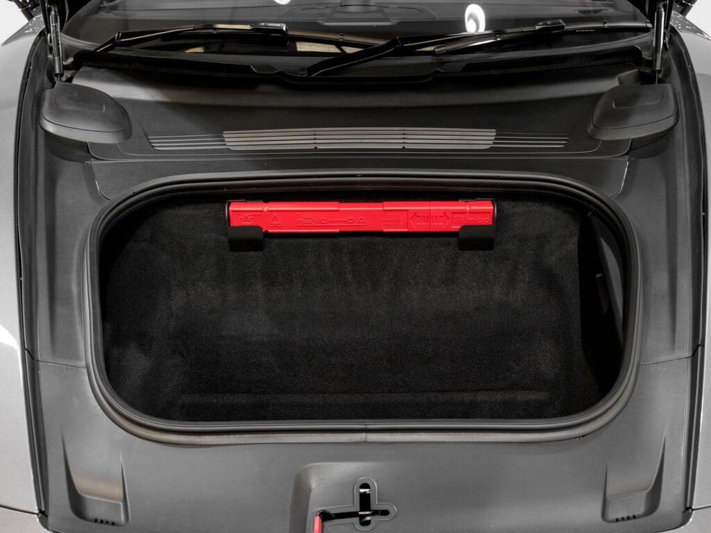 An interior shot of the boot on a 2023 Porsche 911