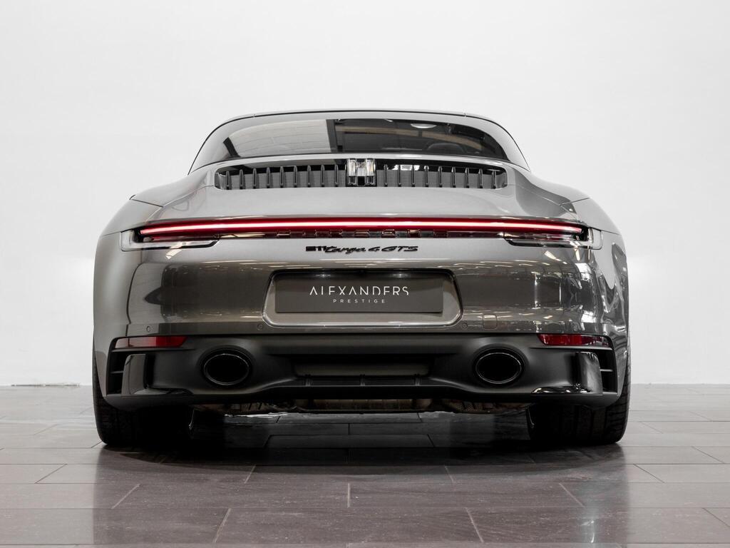 An exterior shot of the rear on a 2023 Porsche 911
