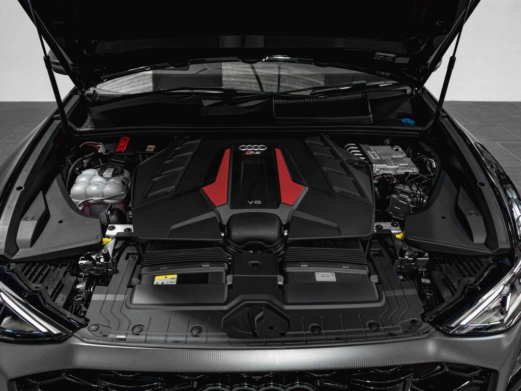 An exterior shot of the engine on a 2025 Audi RSQ8