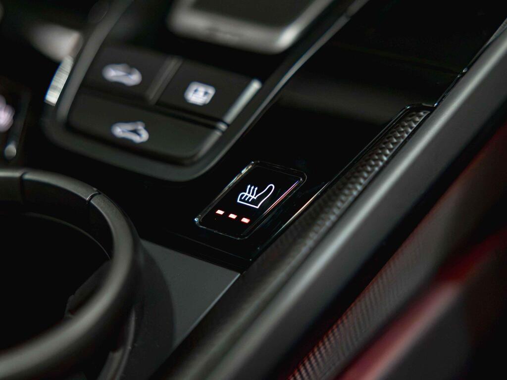 An interior shot of the misc controls on a 2026 Porsche 911