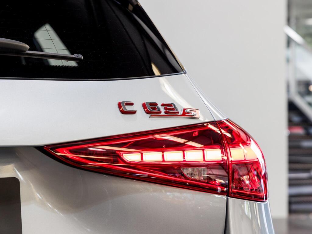 An exterior shot of the lights rear on a 2024 Mercedes-Benz C Class