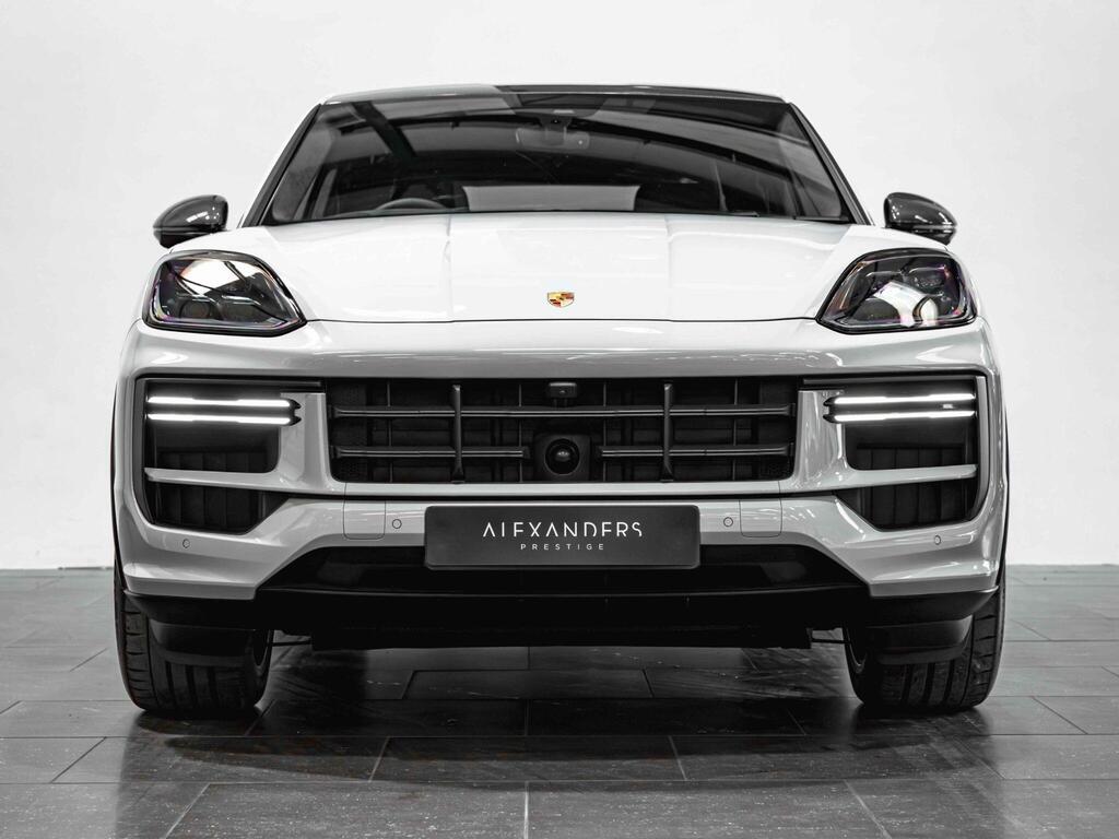 An exterior shot of the front on a 2024 Porsche Cayenne