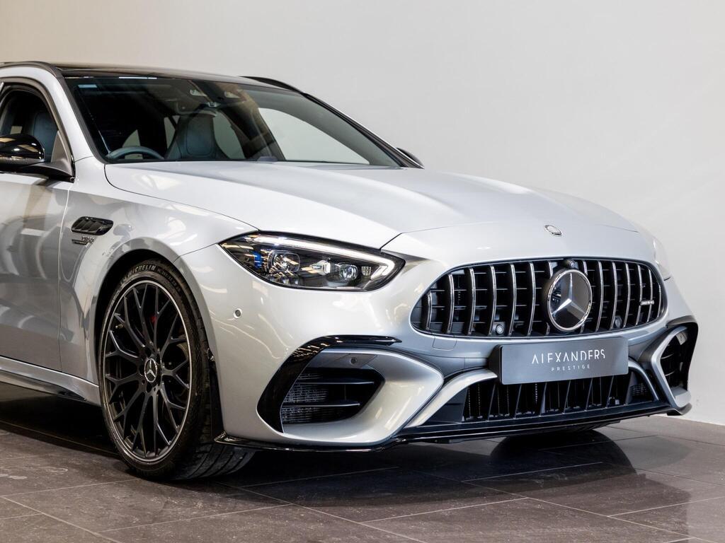 An exterior shot of the front right on a 2024 Mercedes-Benz C Class