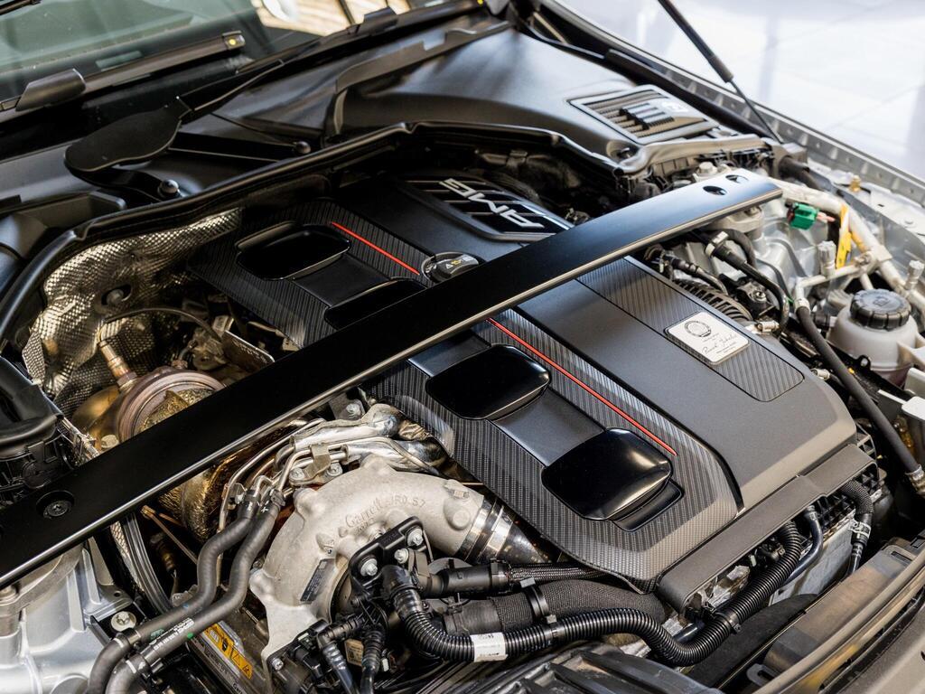 An exterior shot of the engine on a 2024 Mercedes-Benz C Class