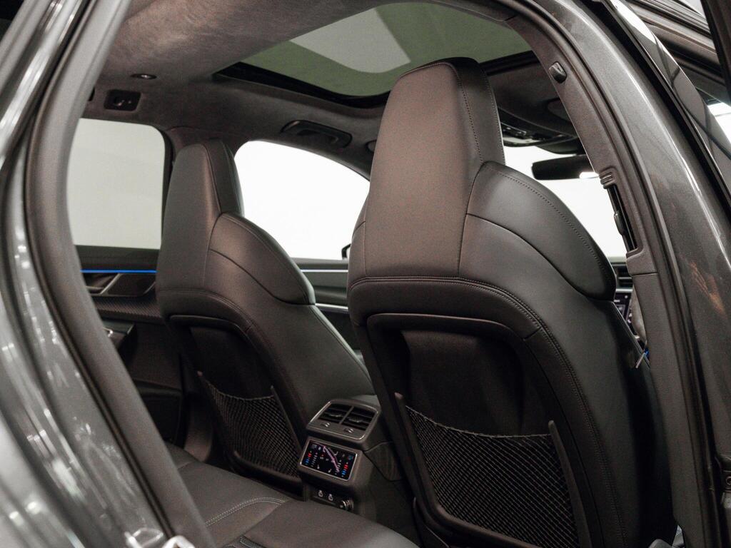 An interior shot of the seats rear on a 2023 Audi RS6 Avant