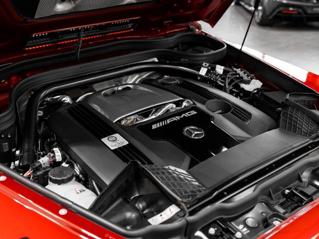 An exterior shot of the engine on a 2026 Mercedes-Benz G Class