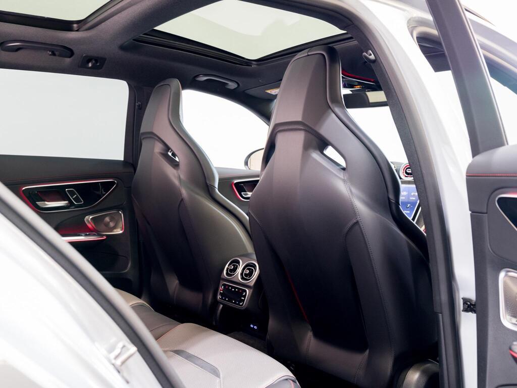 An interior shot of the seats rear on a 2024 Mercedes-Benz C Class
