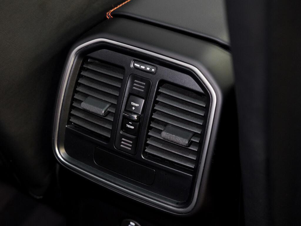 An interior shot of the misc controls on a 2025 Porsche Macan