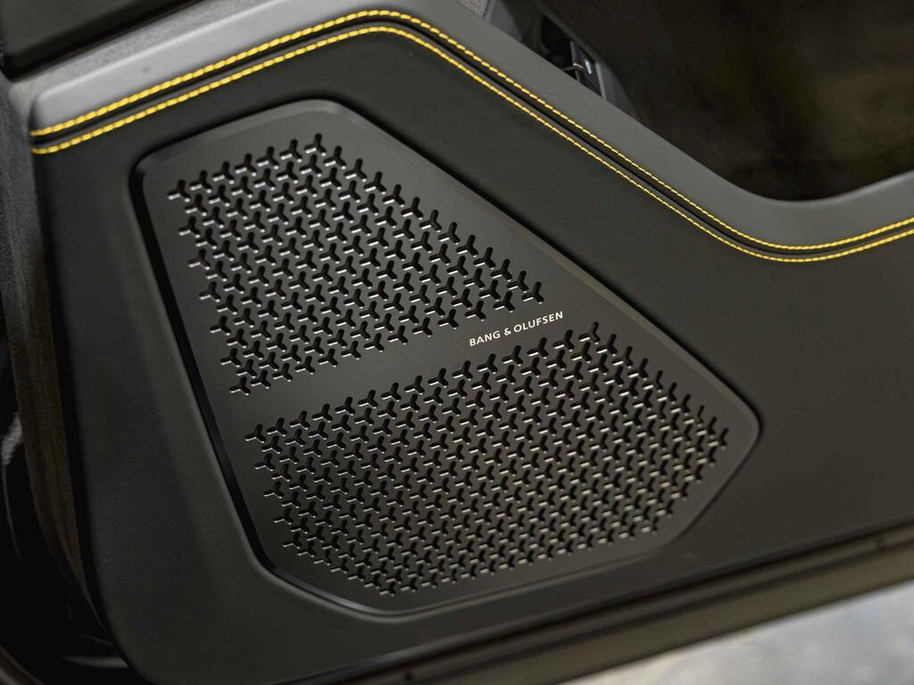 An interior shot of the misc controls on a 2025 Lamborghini Urus