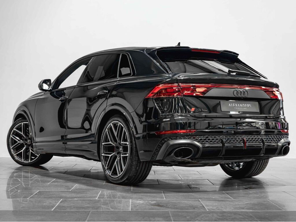 An exterior shot of the rear left on a 2025 Audi RSQ8
