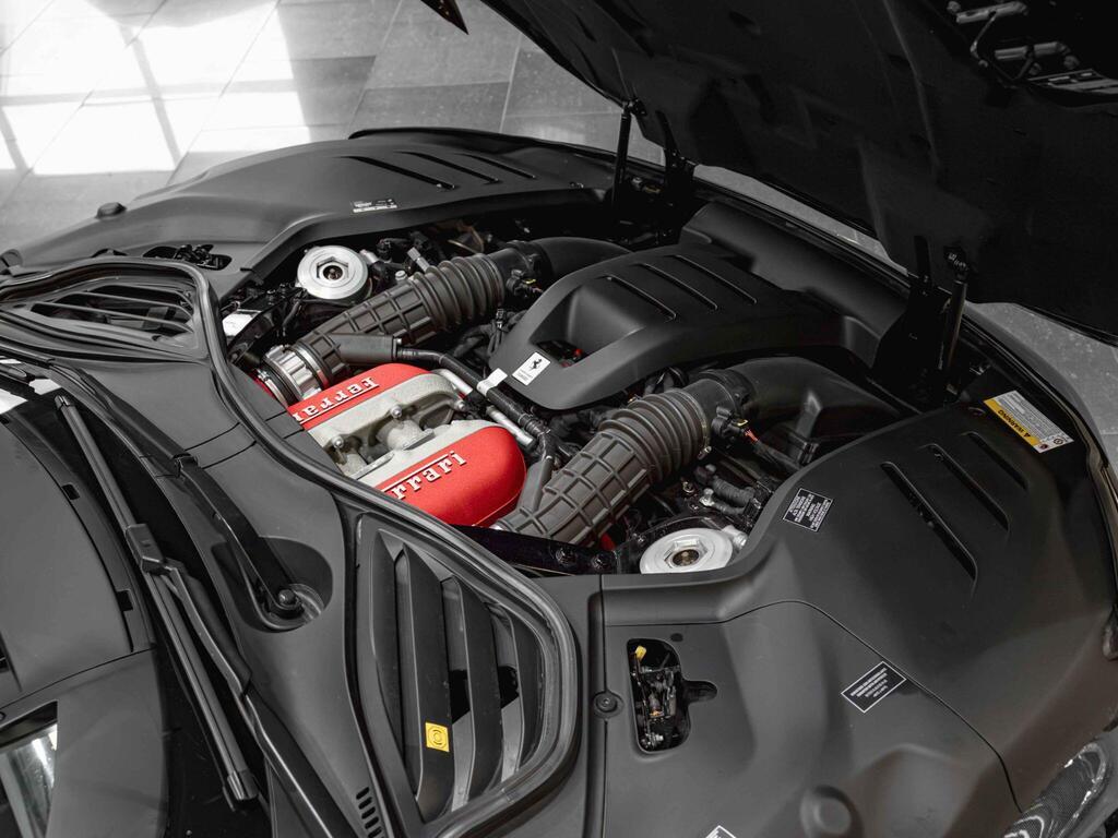 An exterior shot of the engine on a 2024 Ferrari Purosangue