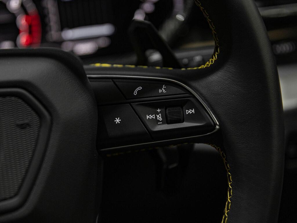An interior shot of the misc controls on a 2022 Lamborghini Urus