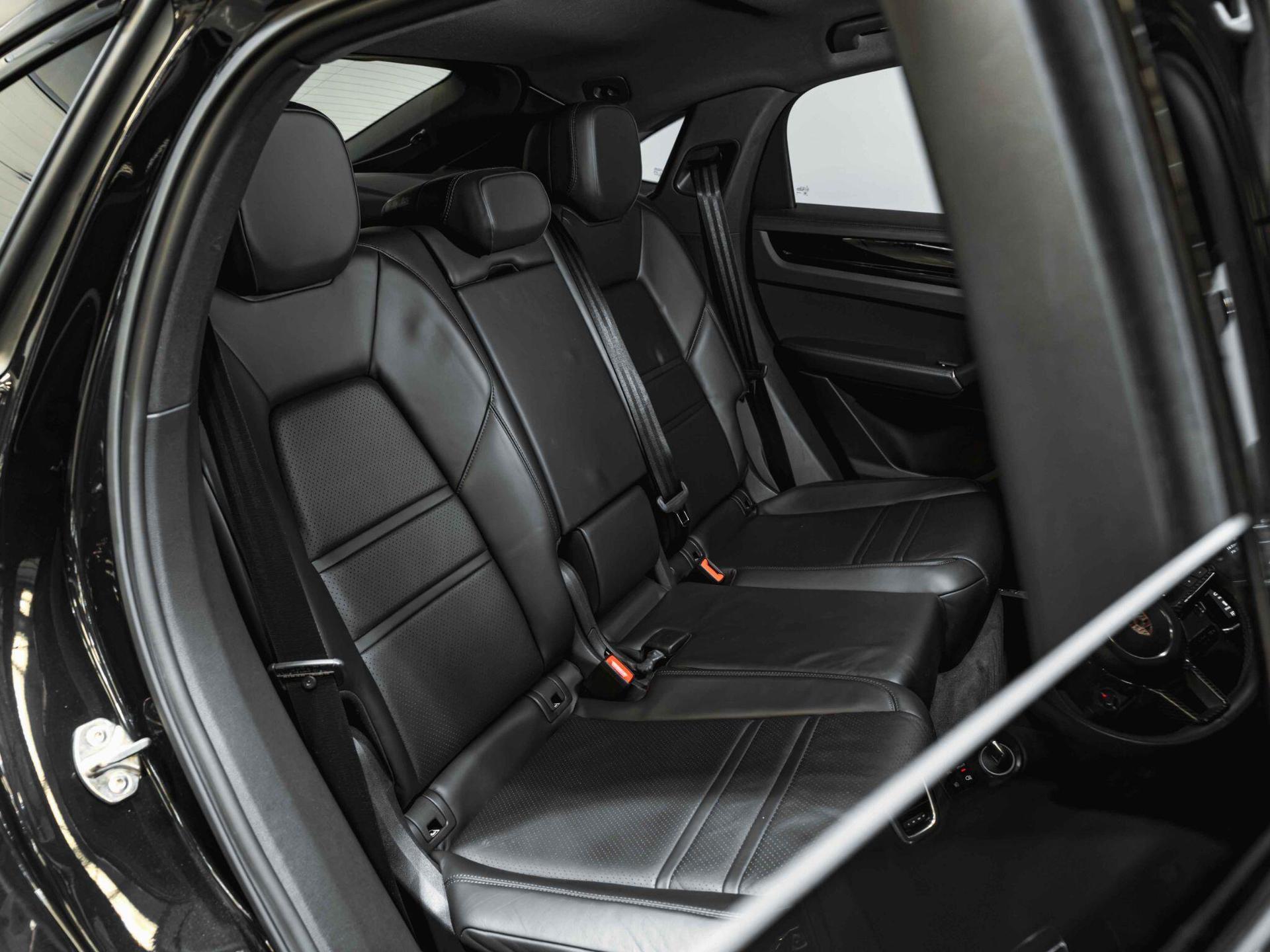 An interior shot of the seats rear on a 2019 Porsche Cayenne