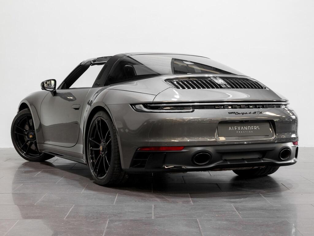 An exterior shot of the rear left on a 2023 Porsche 911