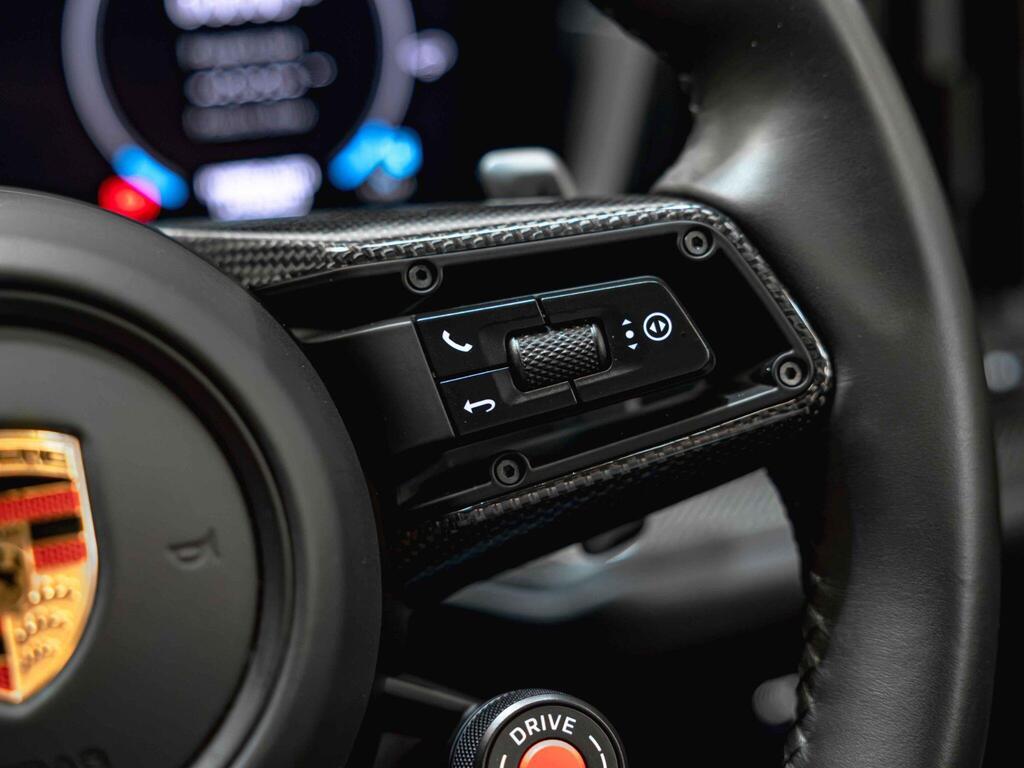 An interior shot of the misc controls on a 2024 Porsche Cayenne