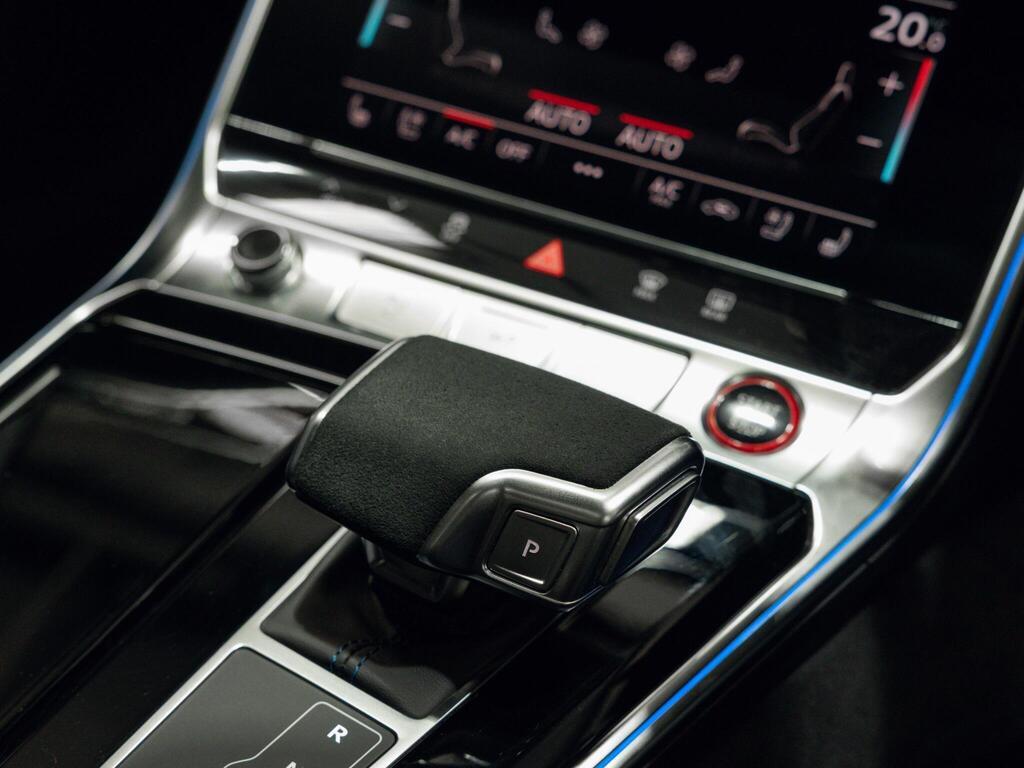 An interior shot of the misc controls on a 2023 Audi RS6 Avant