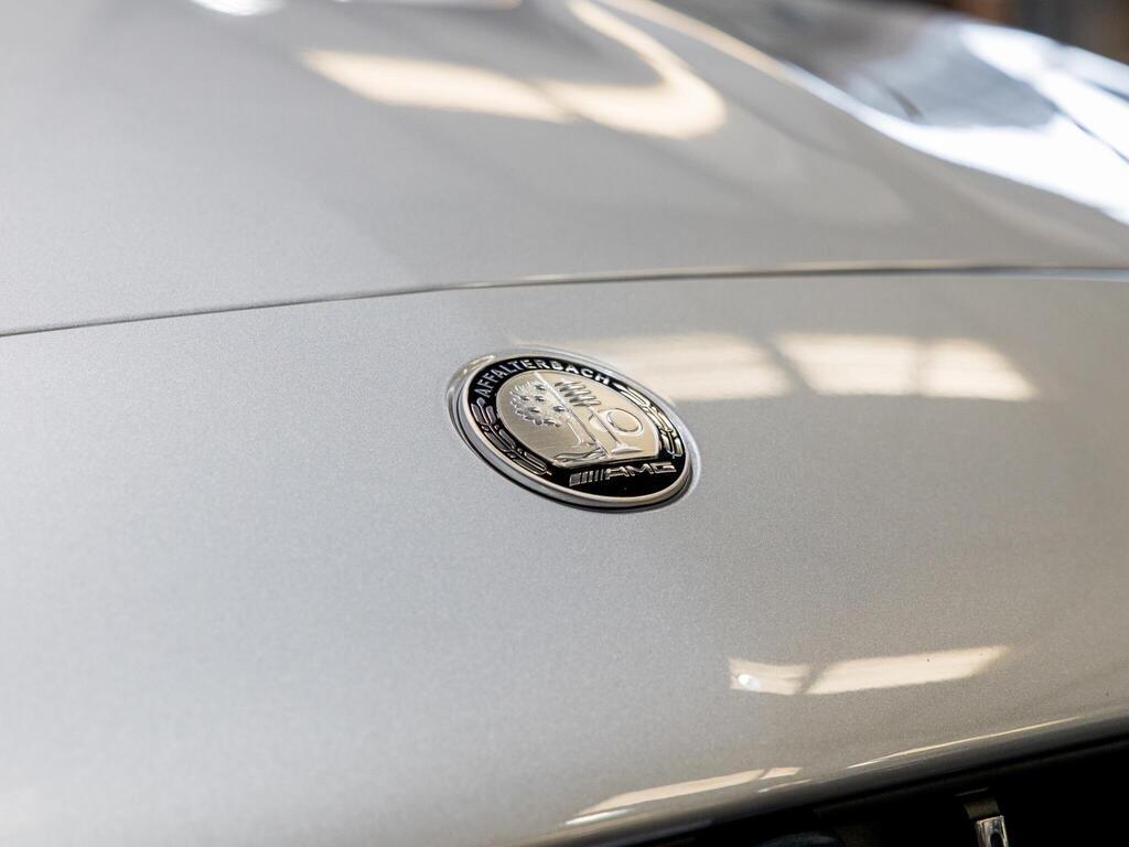 An exterior shot of the badge exterior on a 2024 Mercedes-Benz C Class