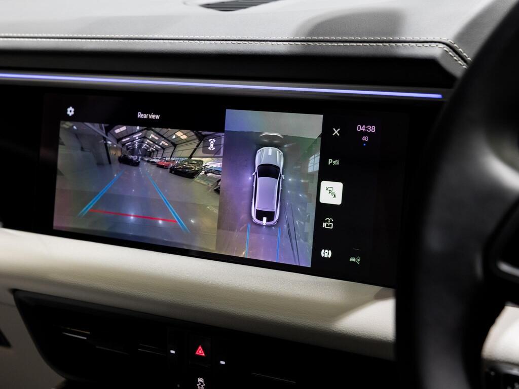 An interior shot of the infotainment system on a 2025 Porsche Macan