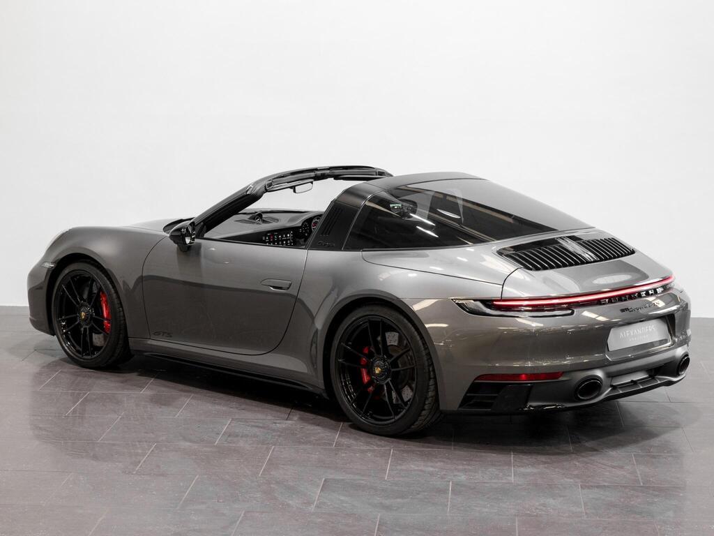 An exterior shot of the rear left on a 2023 Porsche 911