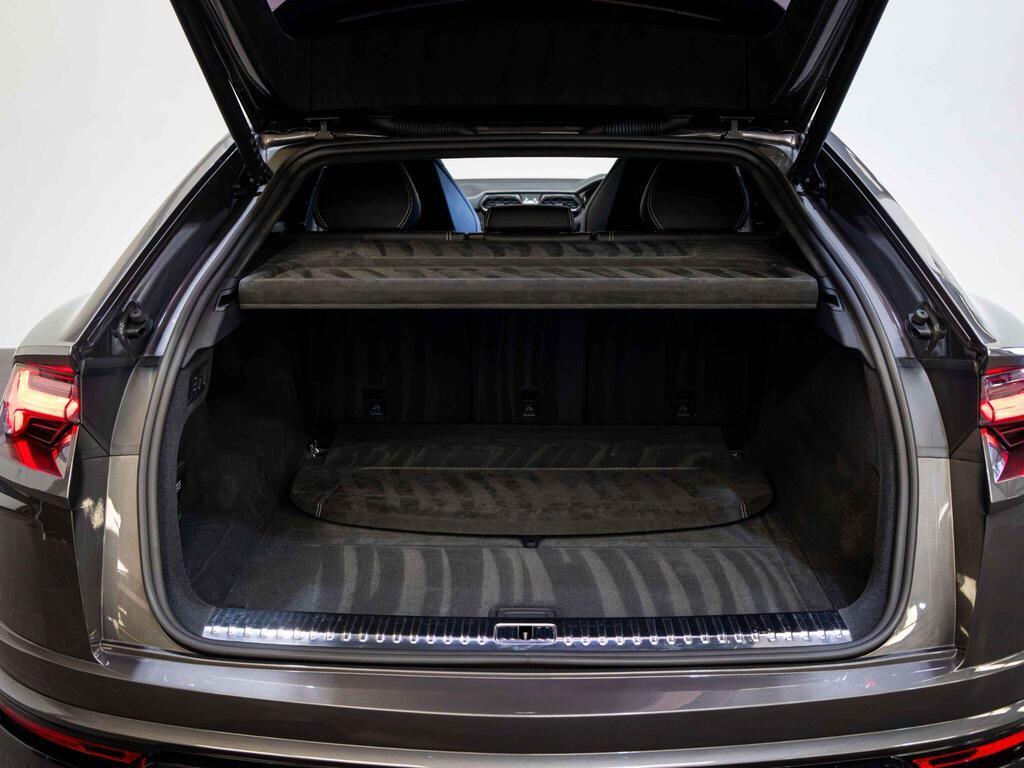 An interior shot of the boot on a 2022 Lamborghini Urus