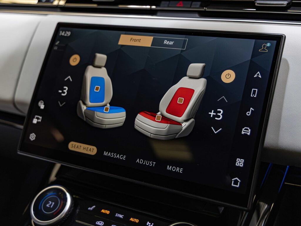 An interior shot of the infotainment system on a 2023 Land Rover RANGE ROVER SPORT
