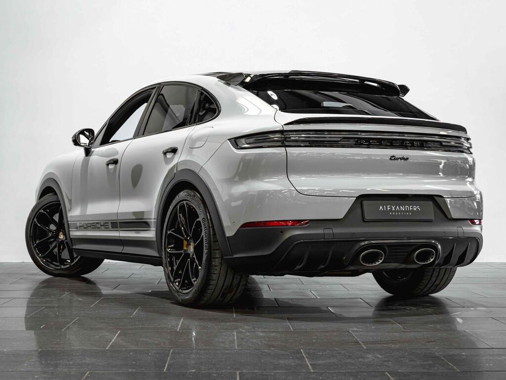 An exterior shot of the rear left on a 2024 Porsche Cayenne