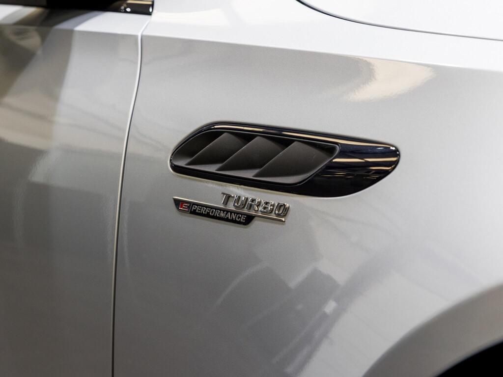 An exterior shot of the badge exterior on a 2024 Mercedes-Benz C Class
