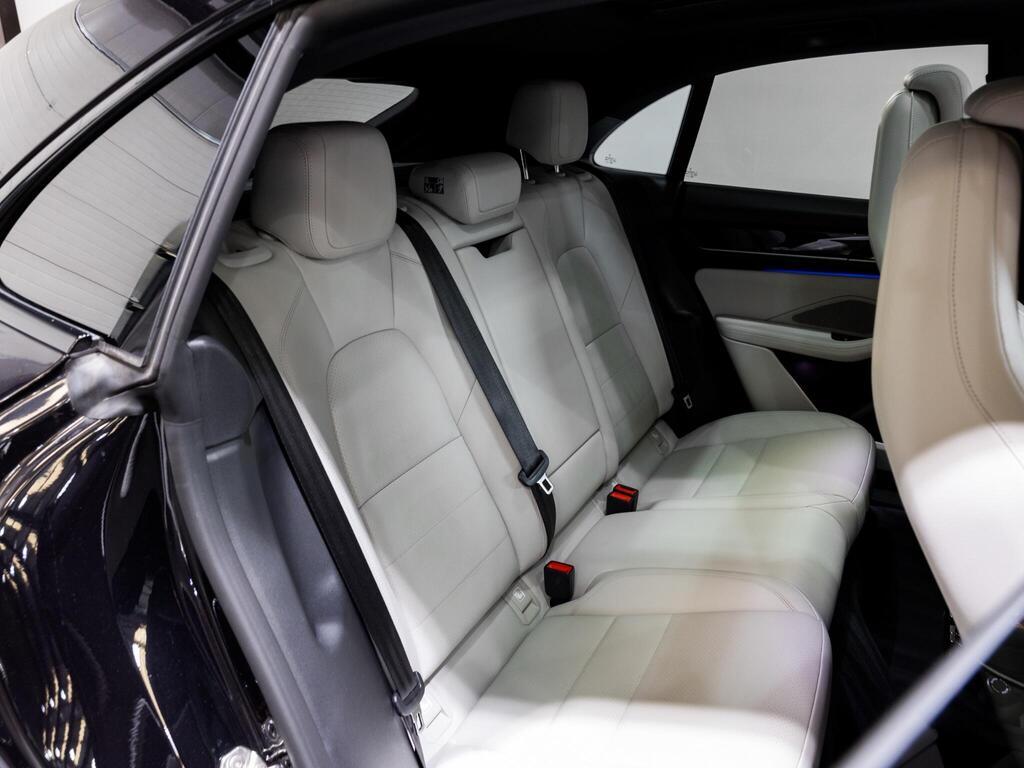 An interior shot of the seats rear on a 2025 Porsche Macan