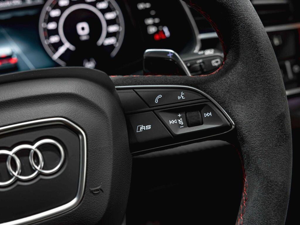 An interior shot of the misc controls on a 2025 Audi RSQ8
