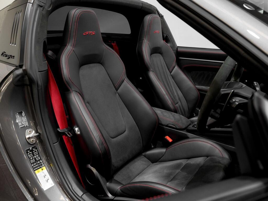 An interior shot of the driver seat on a 2023 Porsche 911