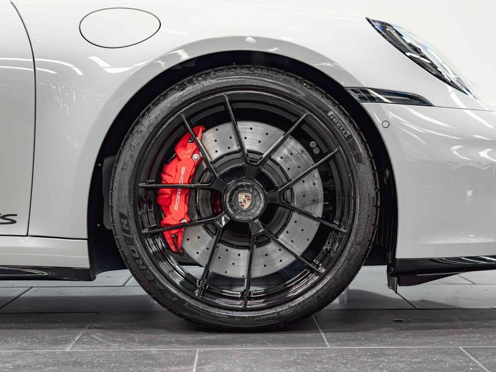 An exterior shot of the wheel on a 2026 Porsche 911