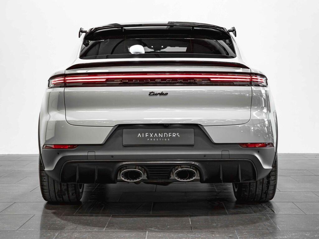 An exterior shot of the rear on a 2024 Porsche Cayenne
