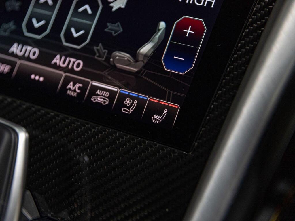 An interior shot of the misc controls on a 2022 Lamborghini Urus