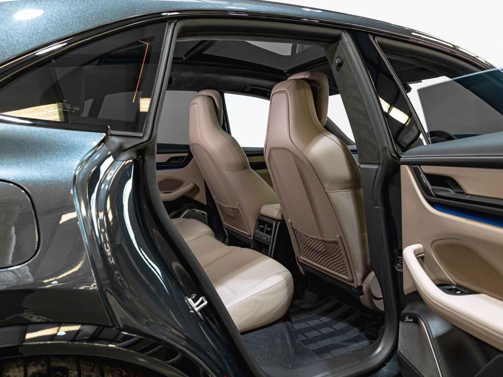 An interior shot of the seats rear on a 2024 Porsche Macan