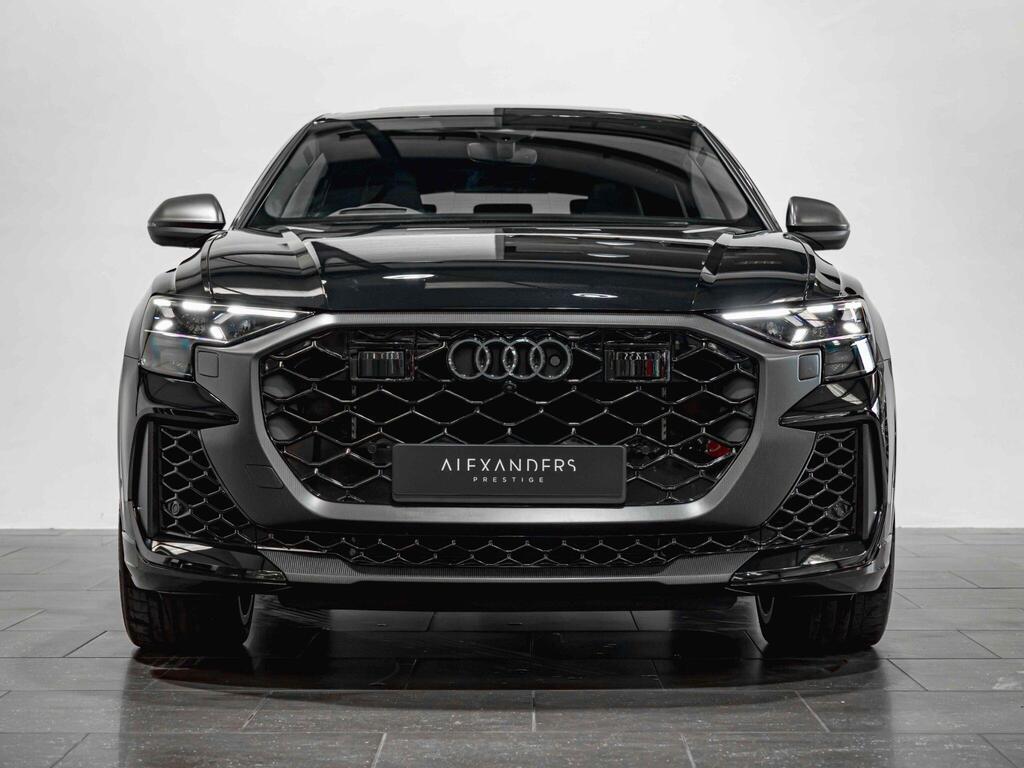 An exterior shot of the front on a 2025 Audi RSQ8