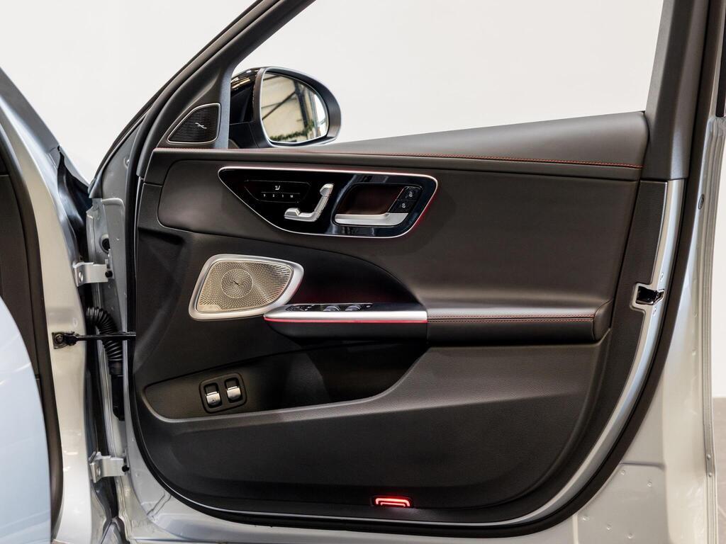 An interior shot of the door interior on a 2024 Mercedes-Benz C Class