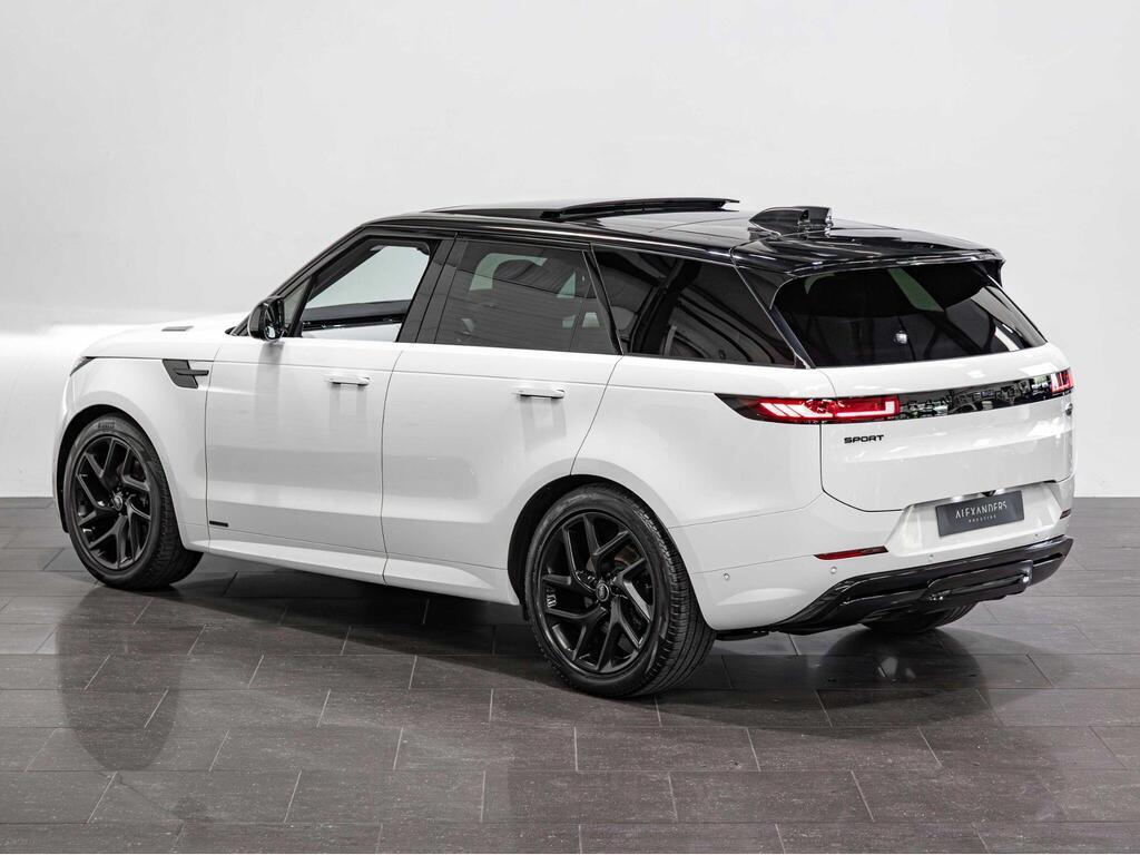 An exterior shot of the rear left on a 2023 Land Rover RANGE ROVER SPORT
