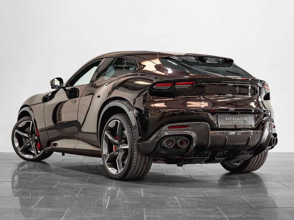 An exterior shot of the rear left on a 2024 Ferrari Purosangue