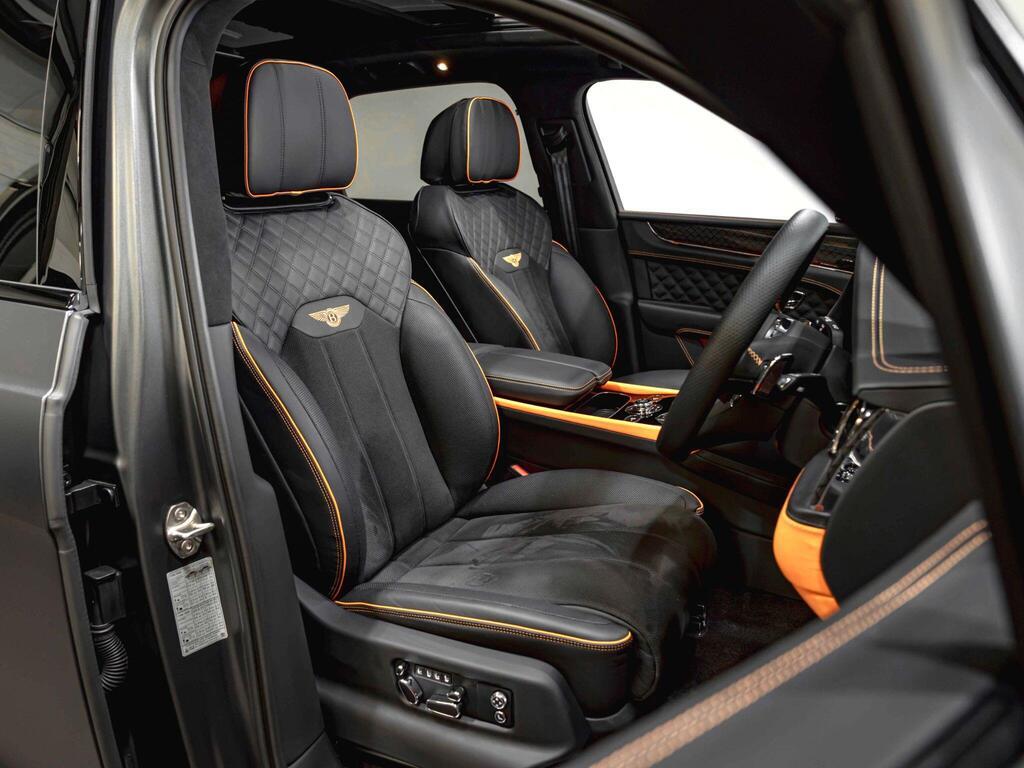 An interior shot of the driver seat on a 2025 Bentley Bentayga