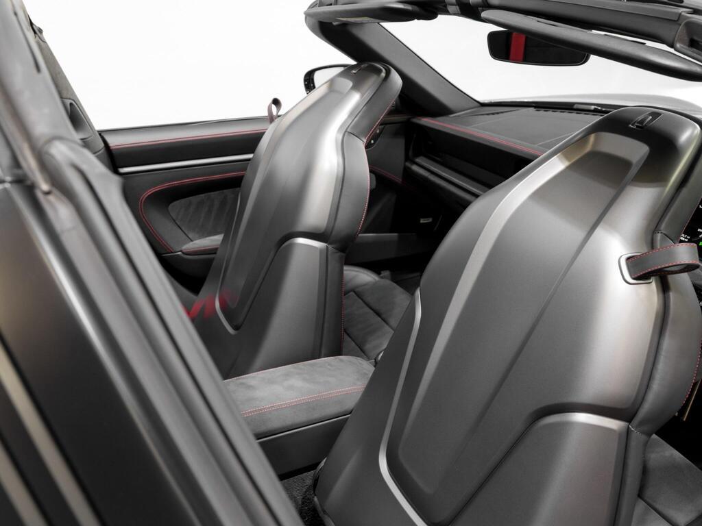 An interior shot of the seat front passenger on a 2023 Porsche 911