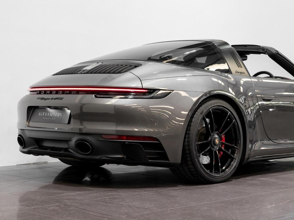 An exterior shot of the rear right on a 2023 Porsche 911