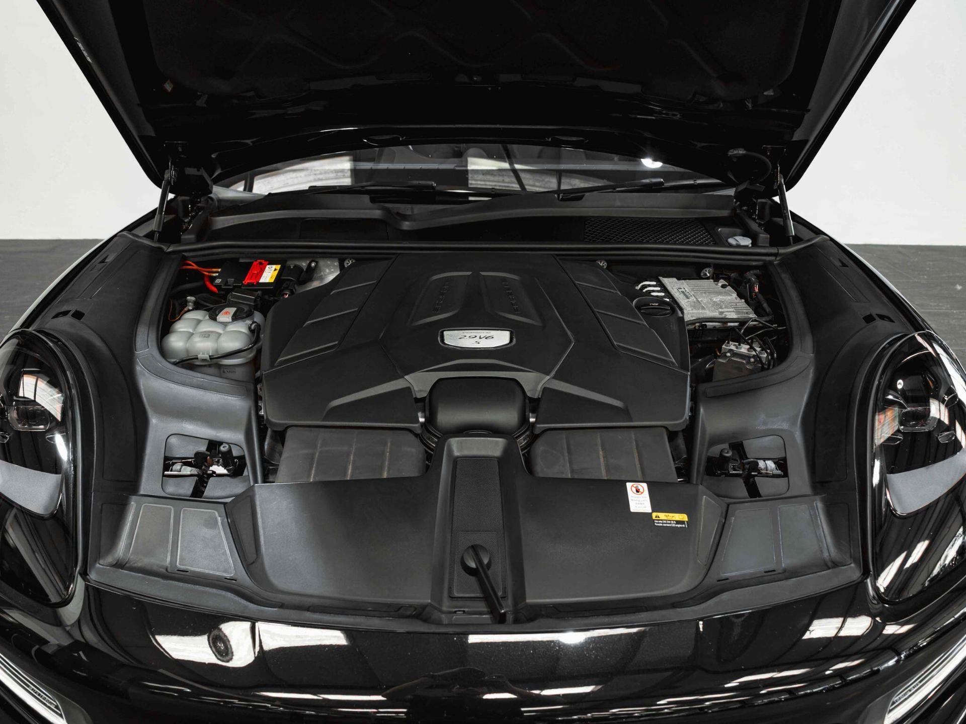 An exterior shot of the engine on a 2019 Porsche Cayenne