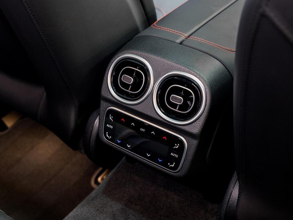 An interior shot of the misc controls on a 2024 Mercedes-Benz C Class